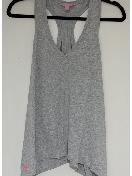 Lilly Pulitzer Tops - Lilly Pulitzer Women’s Gray Racerback Tank Top Size Small NWOT